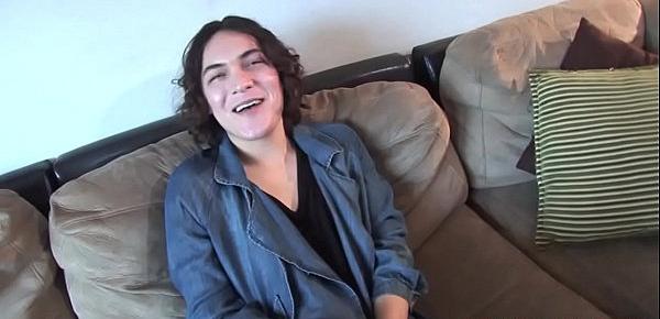  Casting transsexual jerking off on the couch